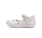 D.D.Step pantofi fete decupati Ponte20 supinati 24-29 Pearl cu inimioare