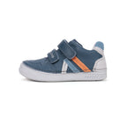 D.D.Step pantofi baieti din piele cu scai 25-30 Royal Blue