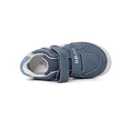 D.D.Step pantofi baieti din piele cu scai 25-30 Royal Blue