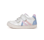 D.D.Step pantofi fete din piele cu scai 25-30 White