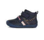 D.D.Step pantofi fete fluorescenti Barefoot 25-30, Royal Blue cu roz