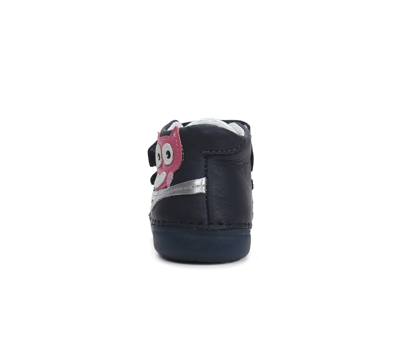 D.D.Step pantofi fete fluorescenti Primii Pasi 20-25 Royal Blue cu bufnita