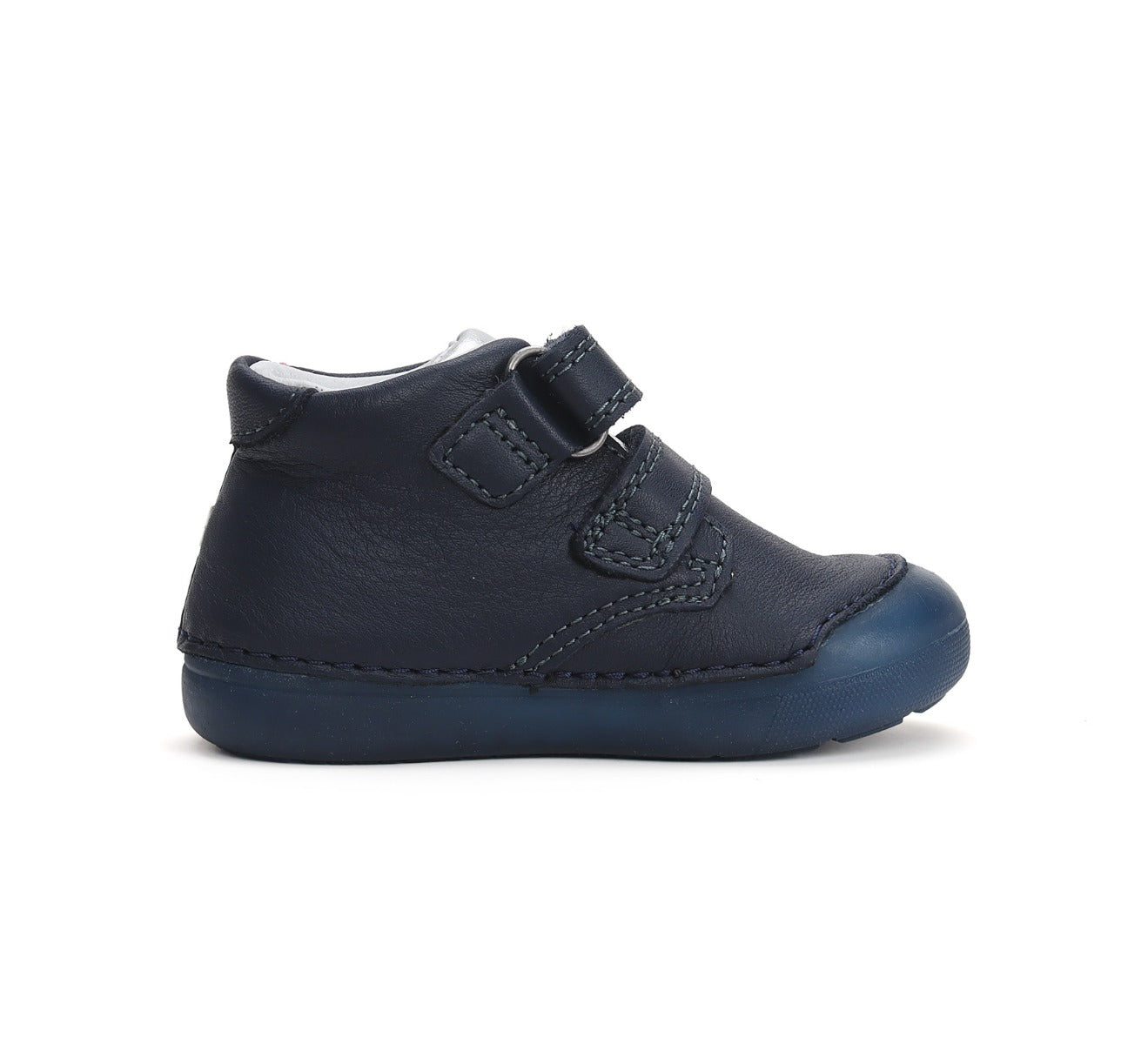 D.D.Step pantofi fete fluorescenti Primii Pasi 20-25 Royal Blue cu bufnita