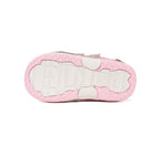 D.D.Step pantofi fete piele 19-24 Gold cu insertii