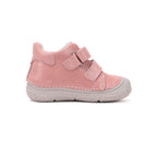 D.D.Step pantofi fete piele 20-25 Baby Pink simplu
