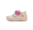 D.D.Step pantofi fete piele 20-25 Cream cu planeta