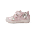 D.D.Step pantofi fete piele 20-25 Rose Gold cu raton