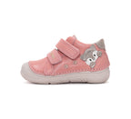 D.D.Step pantofi fete piele 20-25 Strawberry cu raton