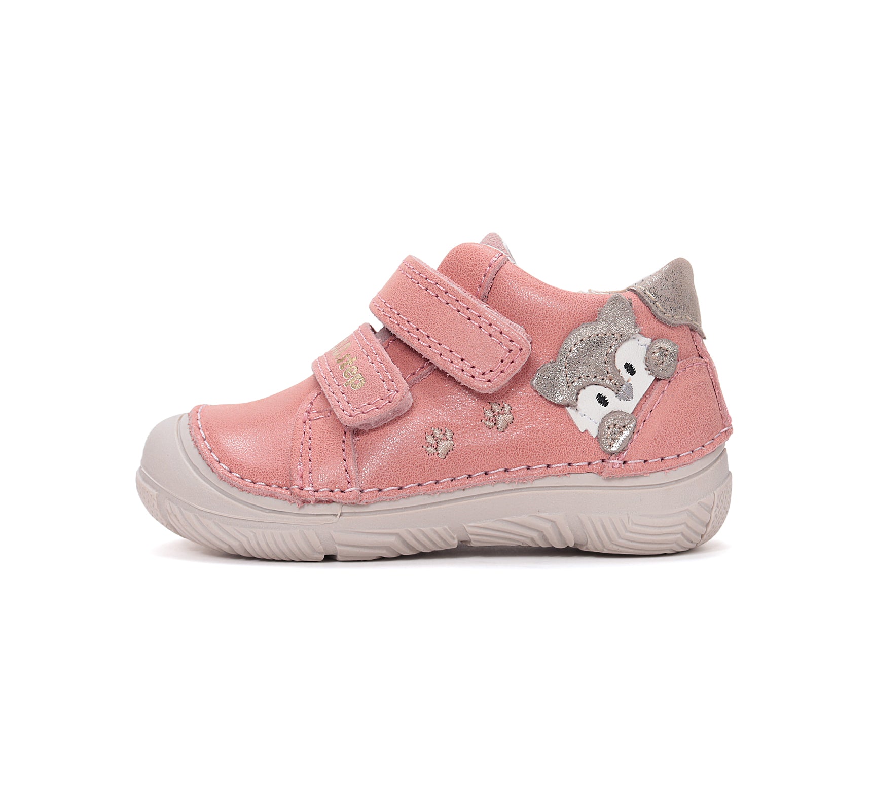 D.D.Step pantofi fete piele 20-25 Strawberry cu raton