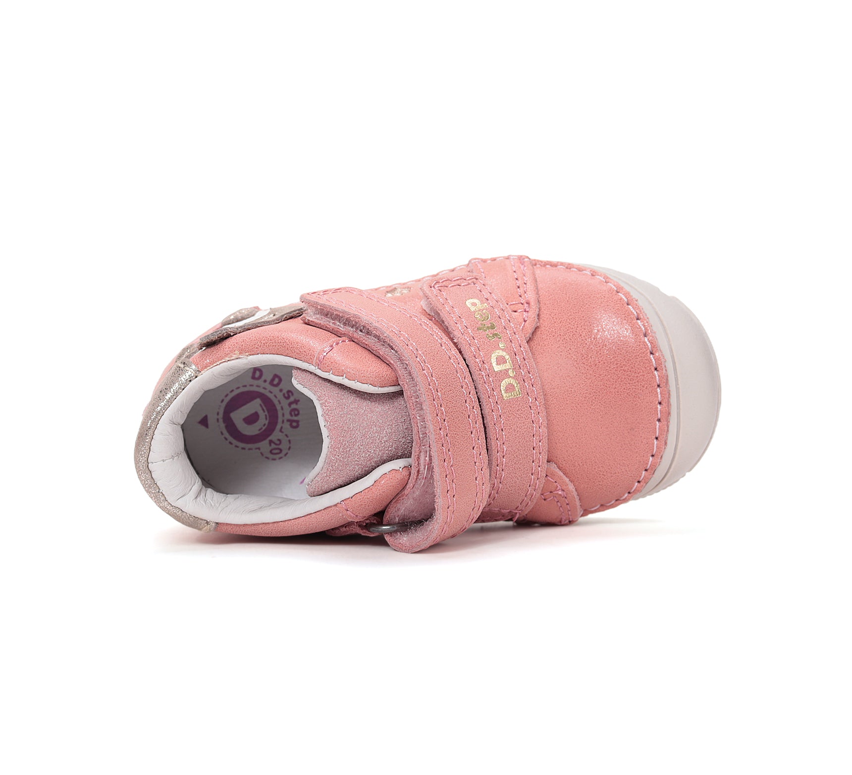 D.D.Step pantofi fete piele 20-25 Strawberry cu raton