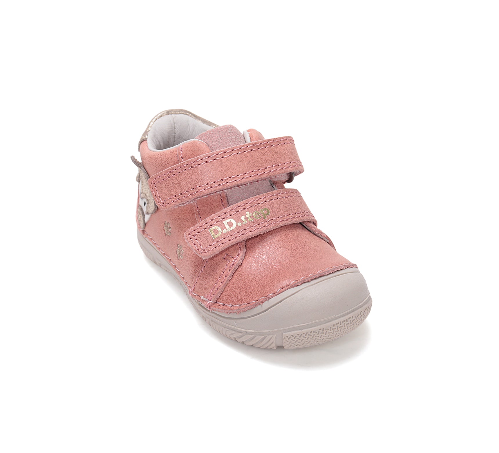D.D.Step pantofi fete piele 20-25 Strawberry cu raton
