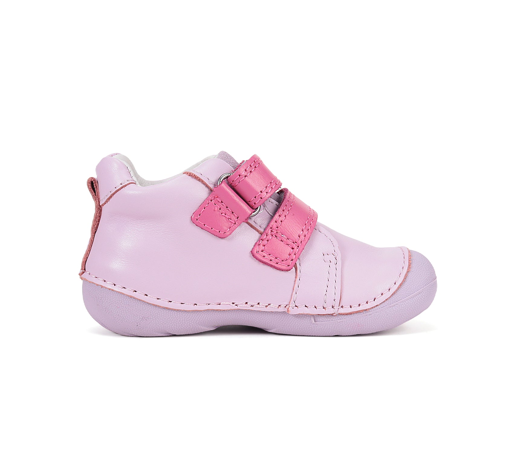 D.D.Step pantofi fete Primii pasi 18-24 Daisy Pink cu pisica