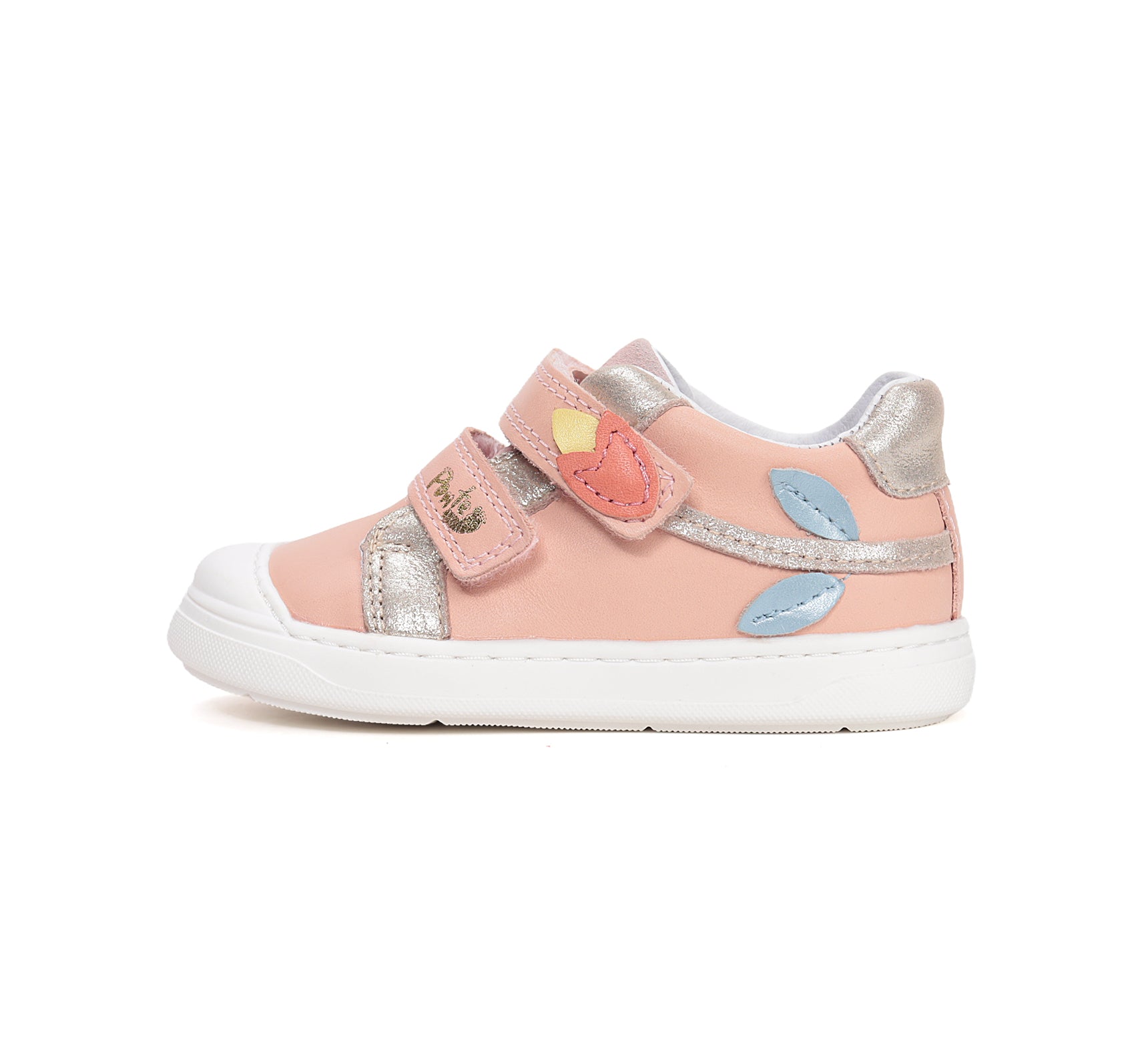 D.D.Step pantofi fete Ponte20 supinati 22-33 Baby Pink cu lalea