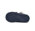 D.D.Step pantofi fete Ponte20 supinati 22-27 Royal Blue cu fluturas