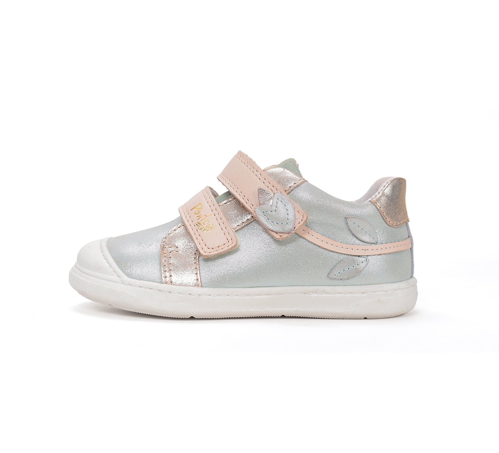 D.D.Step pantofi fete Ponte20 supinati 22-27 Spring Green cu lalea