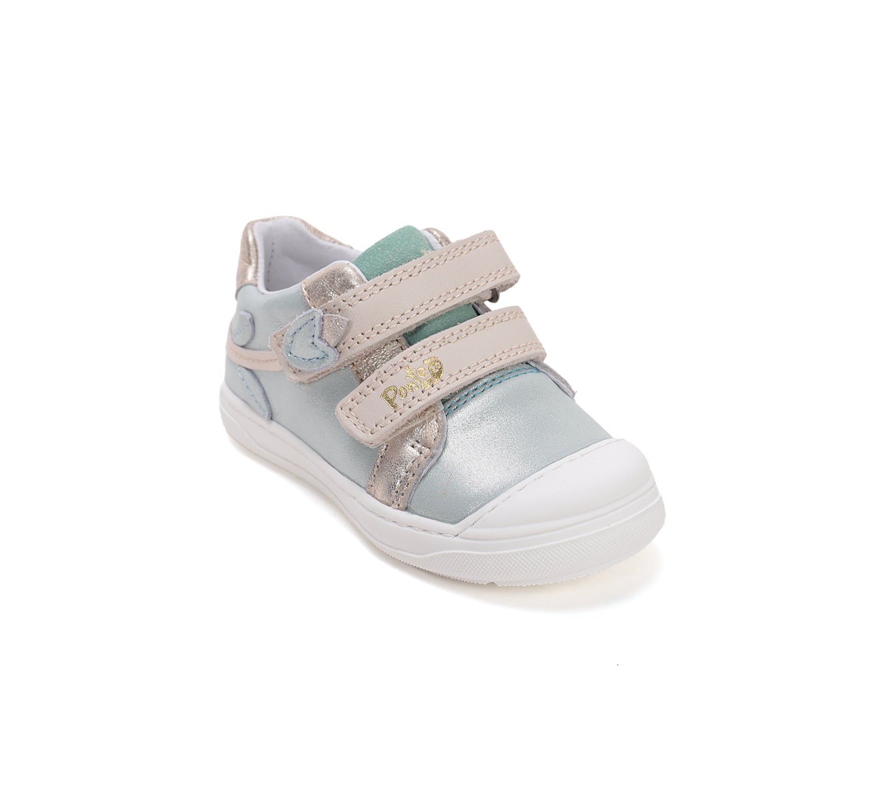D.D.Step pantofi fete Ponte20 supinati 22-27 Spring Green cu lalea