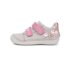 D.D.Step pantofi fete Ponte20 supinati 24-29 Dove Grey cu capsunica
