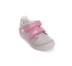 D.D.Step pantofi fete Ponte20 supinati 24-29 Dove Grey cu capsunica