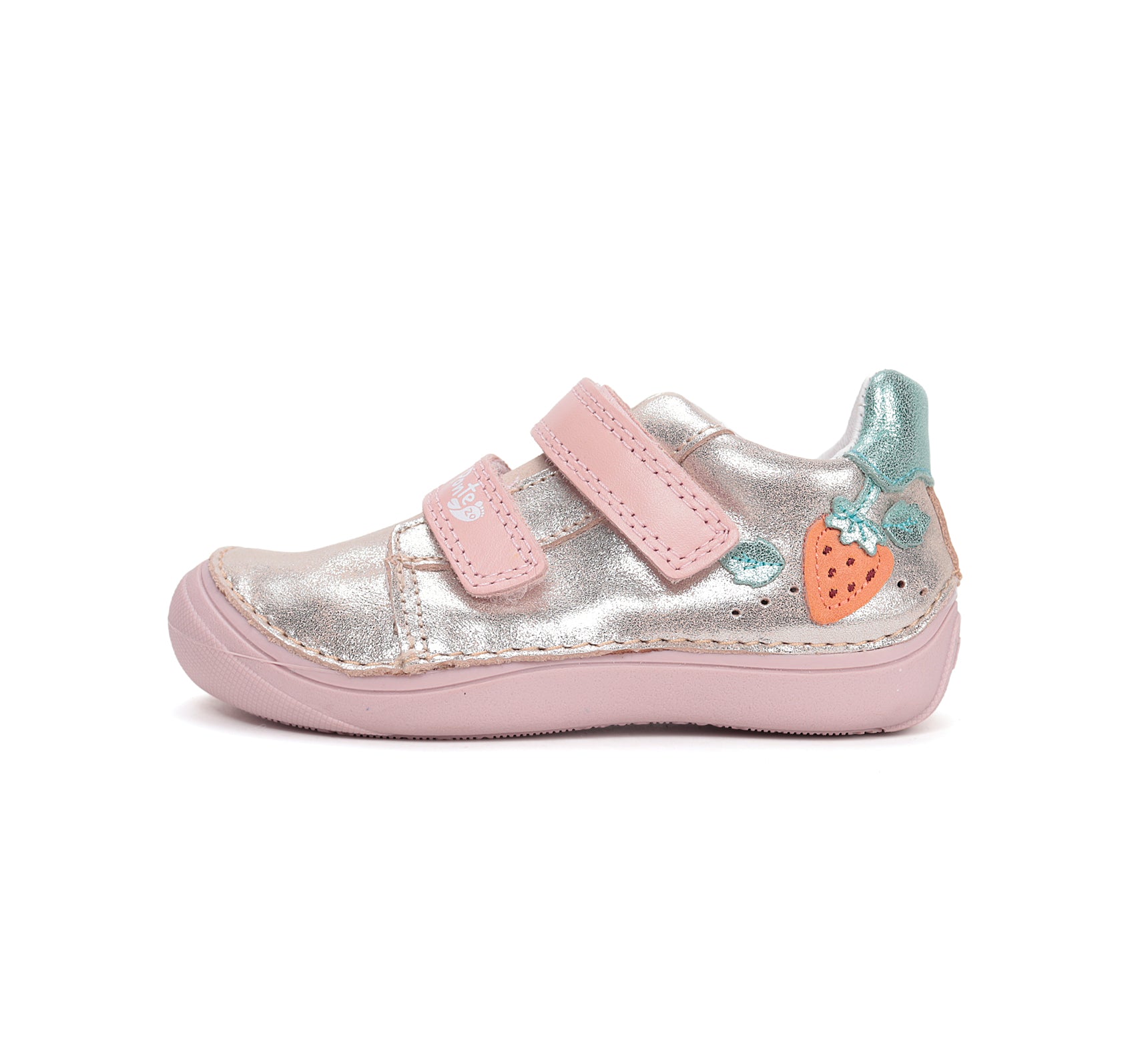D.D.Step pantofi fete Ponte20 supinati 24-29 Gold cu capsunica Imagine secundară a produsului
