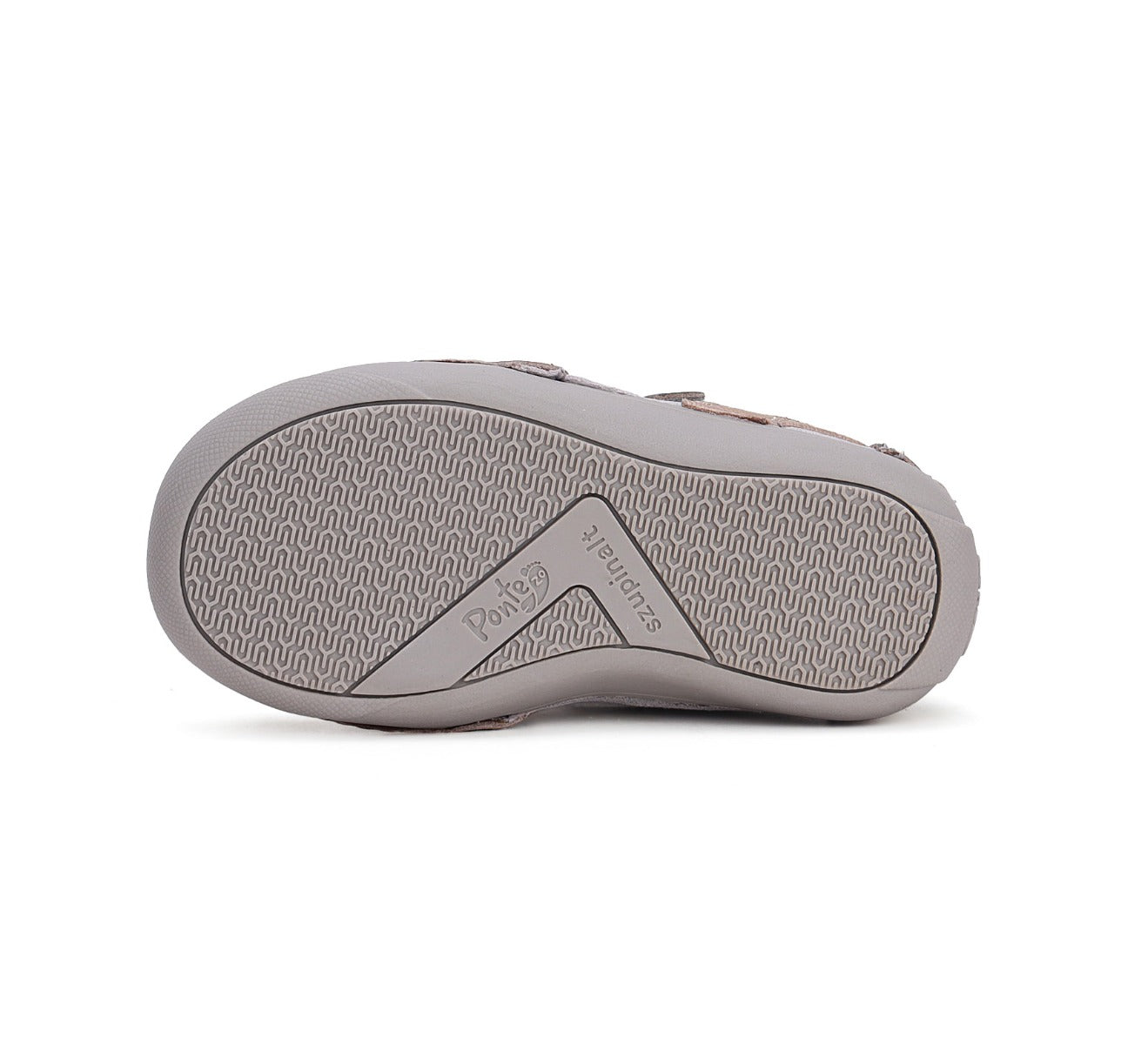 D.D.Step pantofi fete Ponte20 supinati 24-29 Silver cu dungi