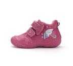 D.D.Step pantofi fete Primii Pasi 18-24 Dark Pink cu umbrela