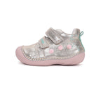 D.D.Step pantofi fete Primii pasi 18-24 Gold cu pisica