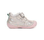D.D.Step pantofi fete Primii pasi 18-24 Gold cu pisica
