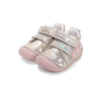 D.D.Step pantofi fete Primii pasi 18-24 Gold cu pisica