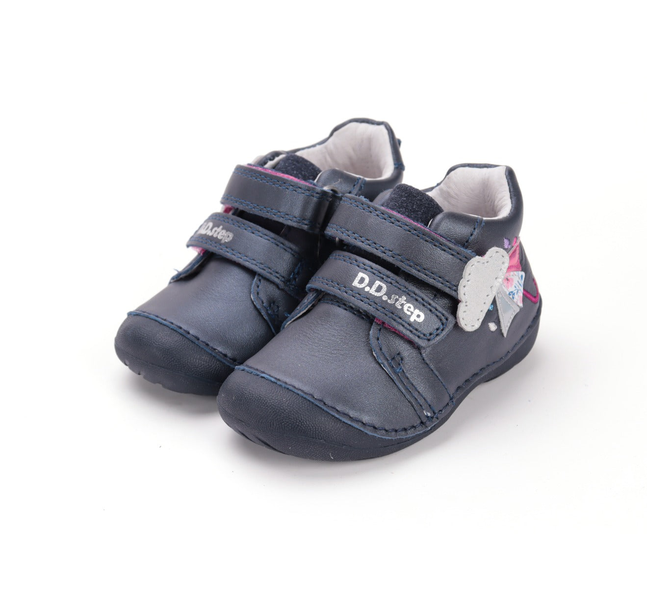 D.D.Step pantofi fete Primii Pasi 18-24 Royal Blue cu umbrela Imagine principală a produsului