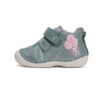 D.D.Step pantofi fete Primii Pasi 19-24 Sky Blue cu inghetata