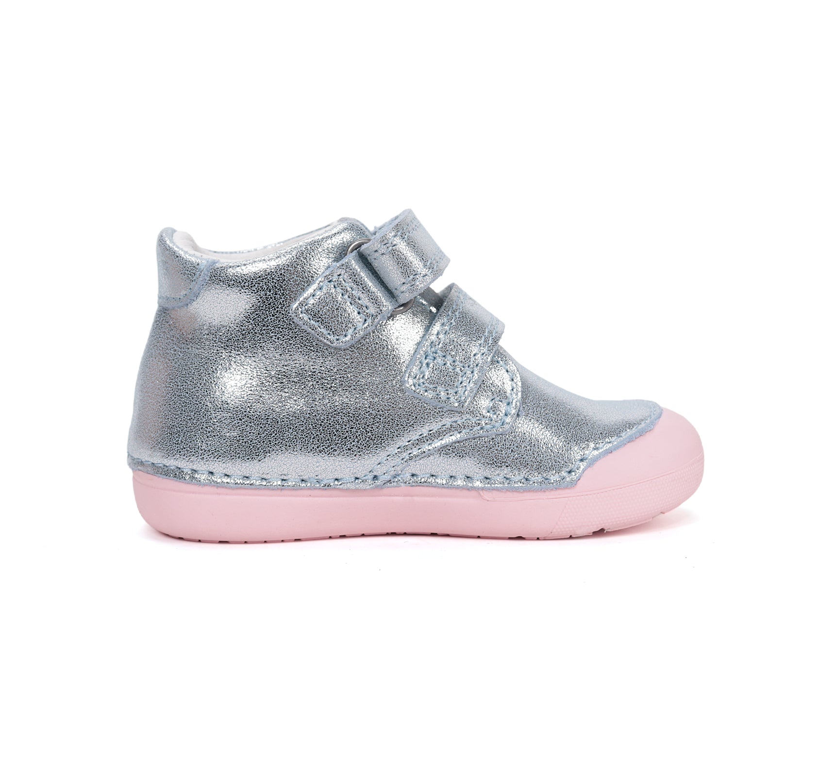 D.D.Step pantofi fete Primii pasi 20-25 Cobalt cu floricele