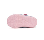 D.D.Step pantofi fete Primii pasi 20-25 Cobalt cu floricele