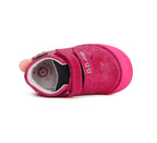 D.D.Step pantofi fete Primii pasi 20-25 Dark Pink cu catelus