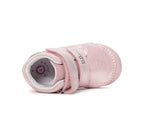D.D.Step pantofi fete Primii pasi 20-25 Rose Gold cu inimioara