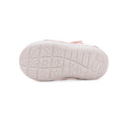 D.D.Step pantofi fete Primii pasi decupati 20-25 Baby Pink cu inimioare