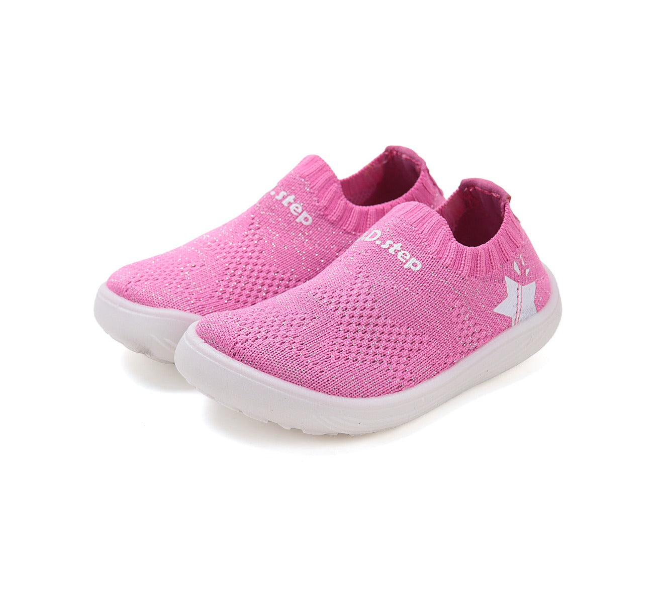 D.D.Step pantofi fete slip-on Barefoot 22-27 Dark Pink Imagine principală a produsului