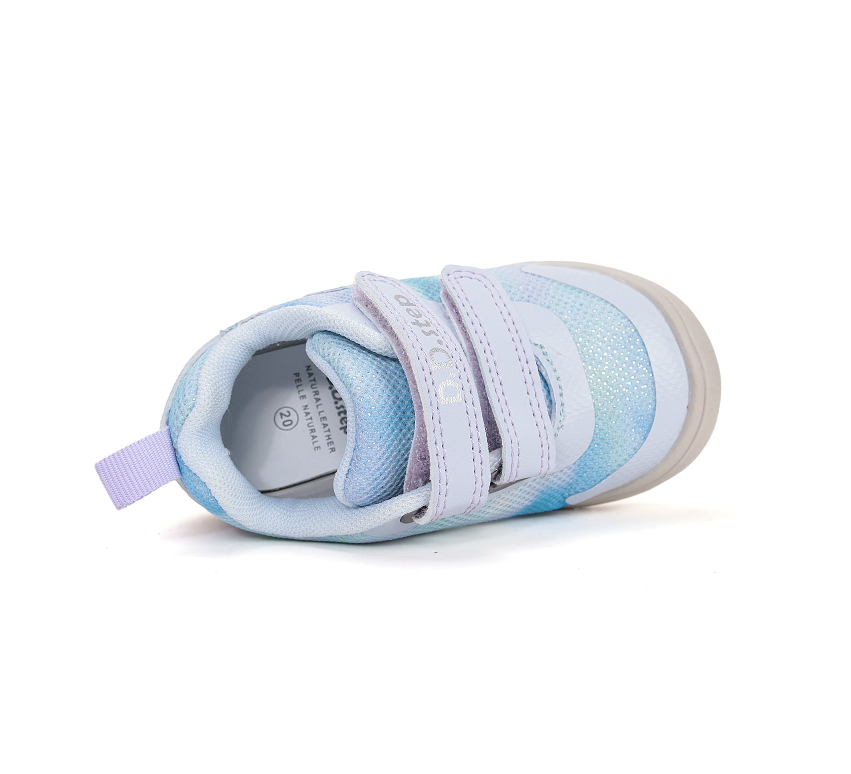 D.D.Step pantofi fete sport 20-31 Aero Blue cu inimioare