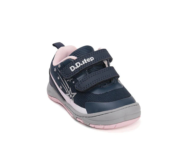 D.D.Step pantofi fete sport 26-31 Royal Blue cu cometa