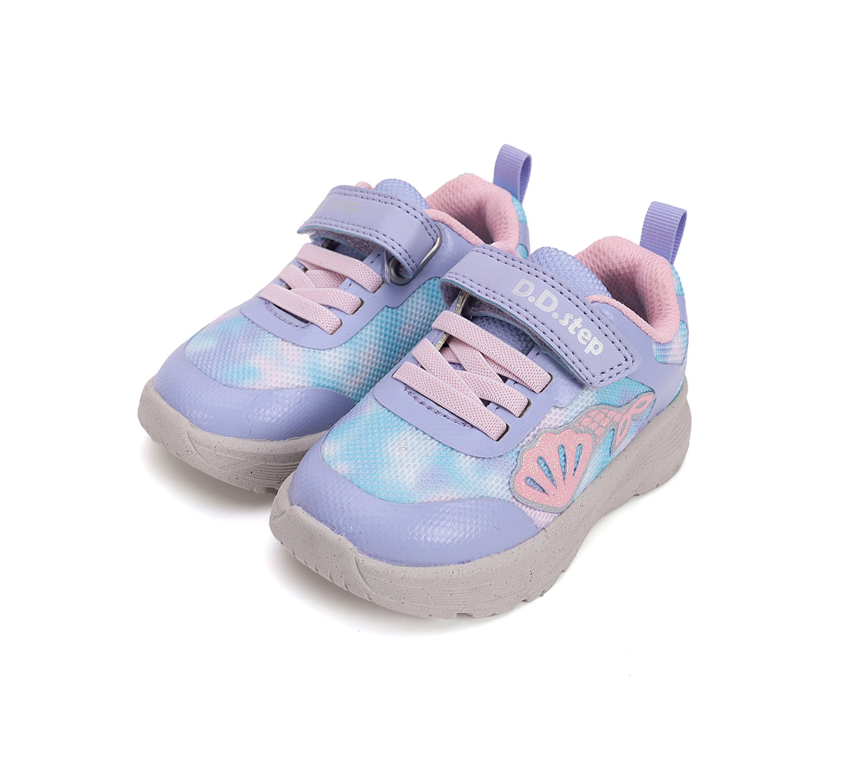 D.D.Step pantofi fete sport 22-27 Mauve cu peste