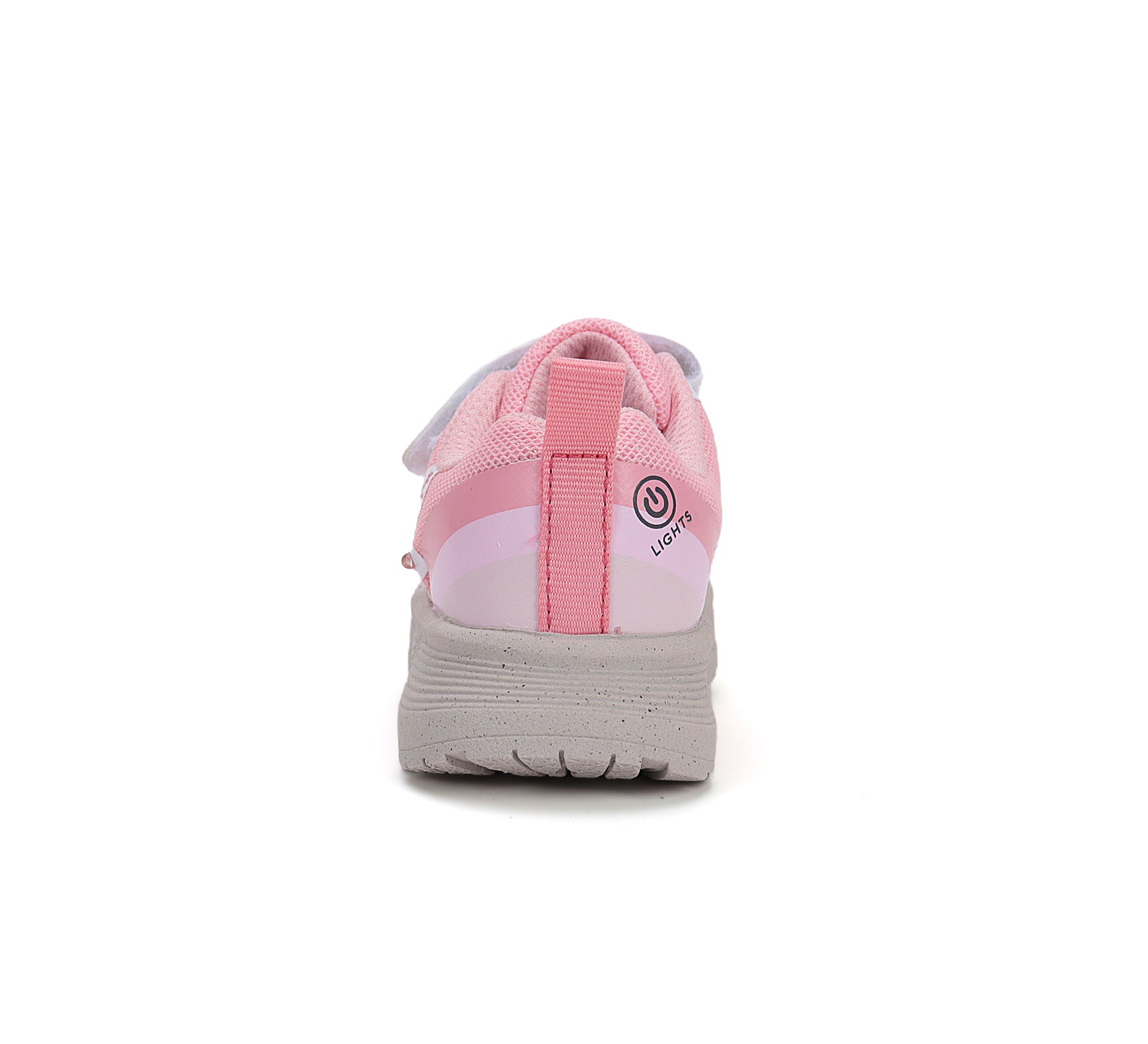 D.D.Step pantofi fete sport cu LED 22-27 Daisy Pink cu trandafir