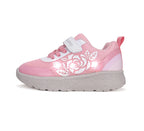 D.D.Step pantofi fete sport cu LED 22-27 Daisy Pink cu trandafir