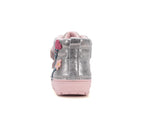 D.D.Step pantofi fetite captusiti 20-25 Grey cu copac inflorit