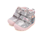 D.D.Step pantofi fetite captusiti 20-25 Grey cu copac inflorit