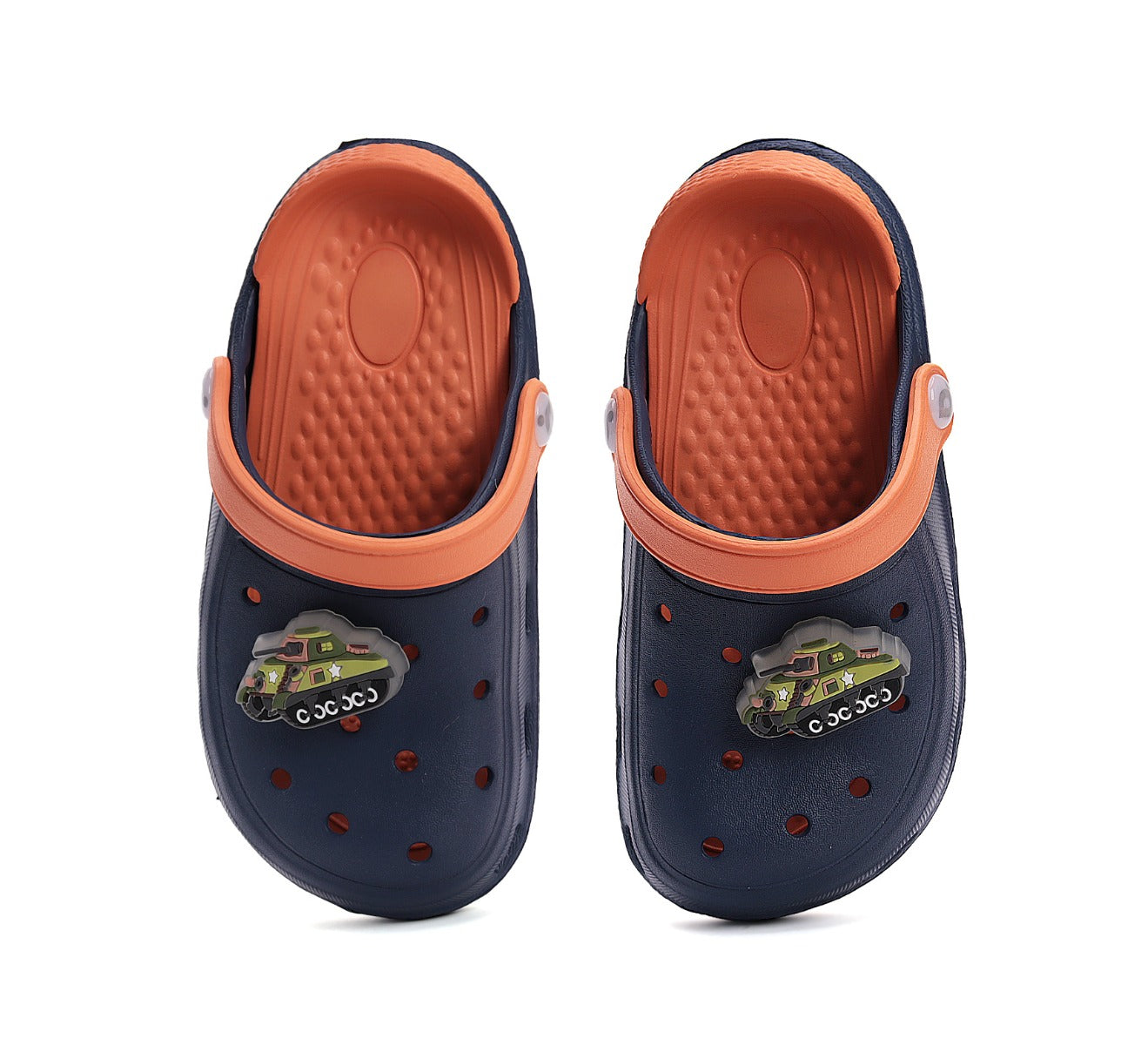 D.D.Step papuci baieti din cauciuc 20-25 Royal Blue cu tanc