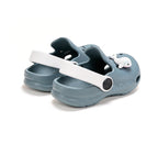 D.D.Step papuci baieti din cauciuc tip sabot 22-33 Monet Blue cu balena