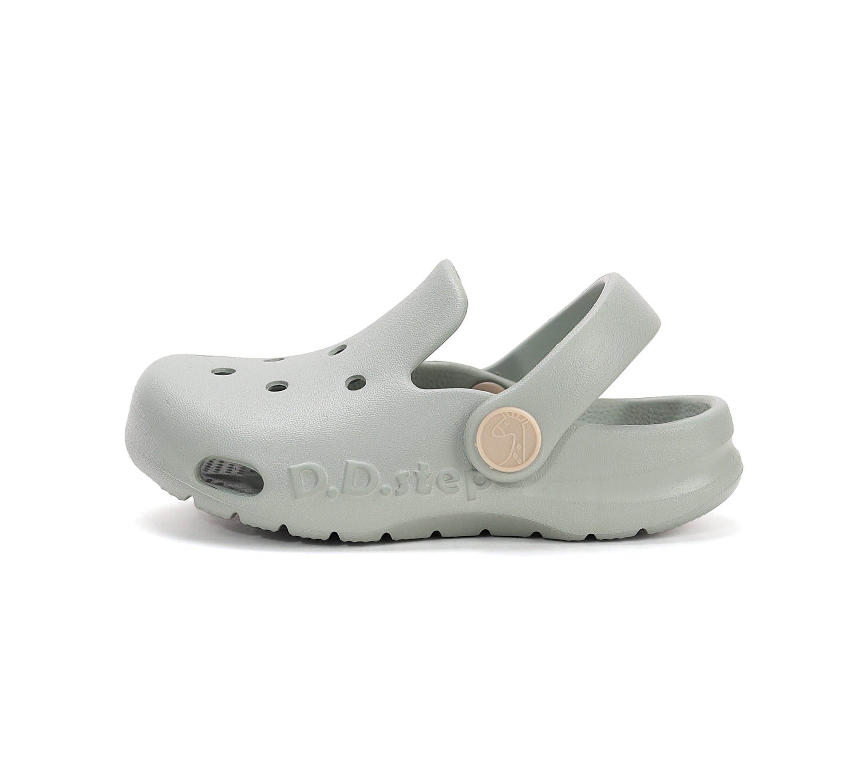 D.D.Step papuci baieti din cauciuc tip sabot 22-33 Water Lily Green