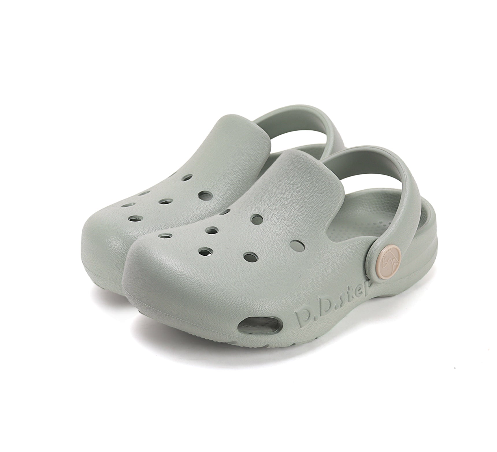 D.D.Step papuci baieti din cauciuc tip sabot 22-33 Water Lily Green