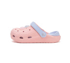 D.D.Step papuci fete din cauciuc 20-31 Baby Pink cu stelute
