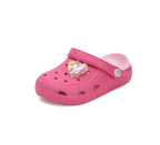 D.D.Step papuci fete din cauciuc 26-31 Dark Pink cu unicorn