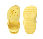 D.D.Step papuci fete din cauciuc tip sabot 22-33 Lemon cu banana